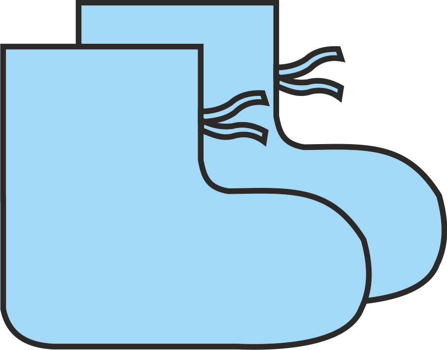 Бахіли середні, матеріал СМС 35 г/м2, стерильні